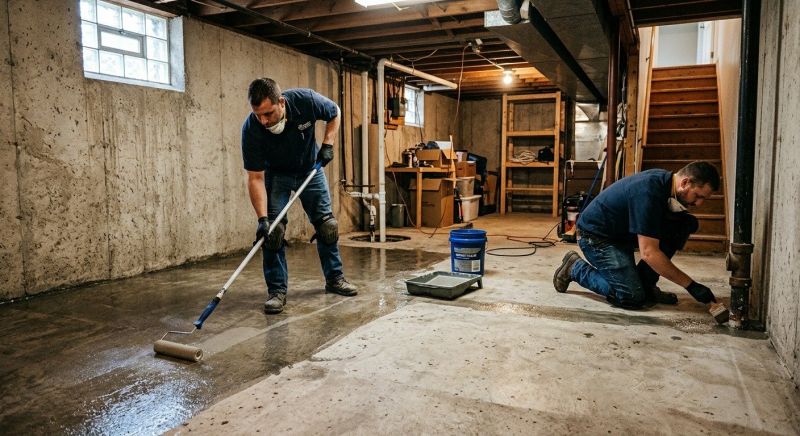 Basement Concrete Sealing in Greenville, SC