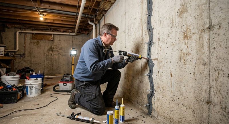 Basement Crack Repair in Tampa, FL