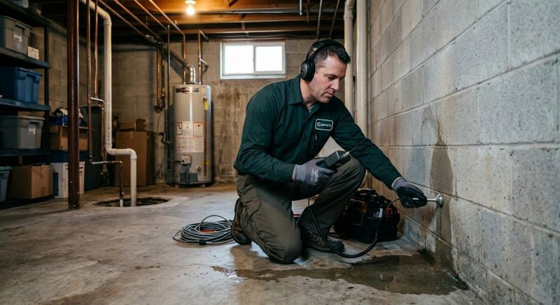 Basement Leak Repair in Fredericksburg, VA