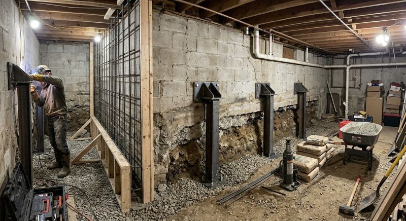Basement Stabilization in Tampa, FL