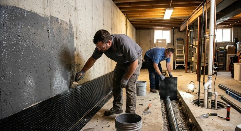 Basement Waterproofing in Fredericksburg, VA