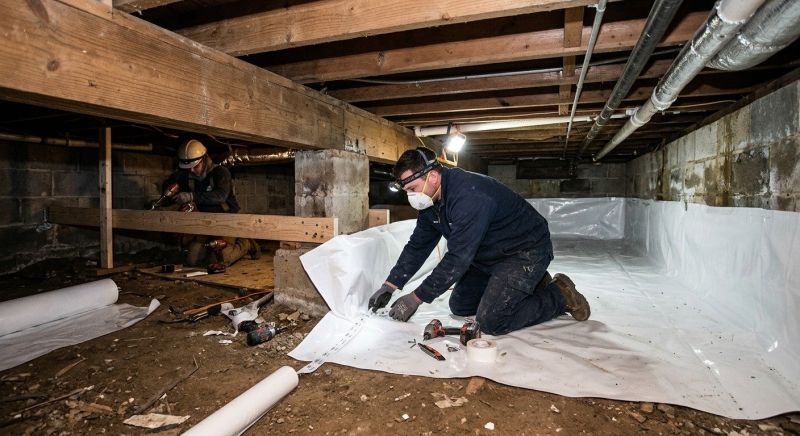 Crawl Space Leveling in Columbus, OH