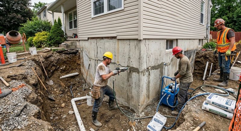 Foundation Cracks Repair in Columbus, OH