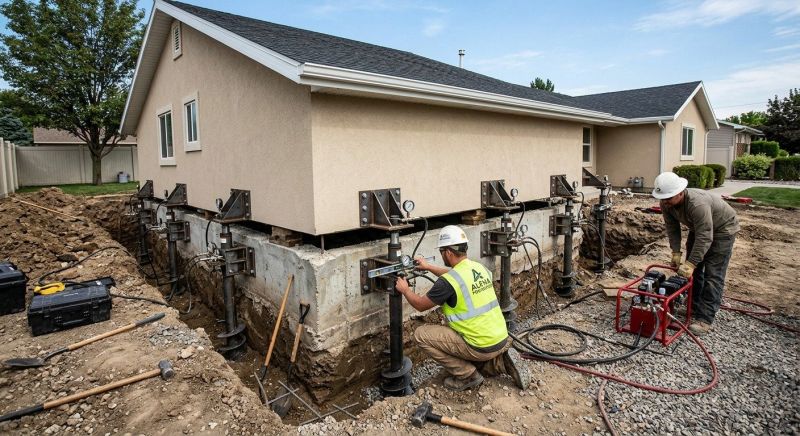 Foundation Pier Leveling in Fort Collins, CO
