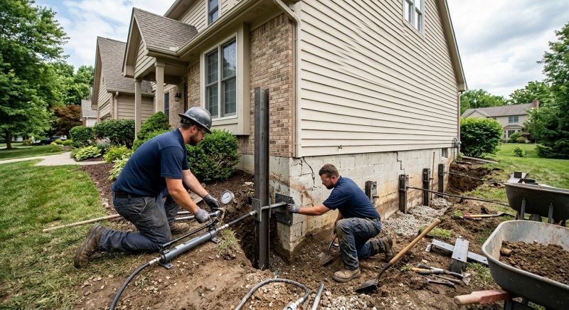 Foundation Pier Repair in Greenville, SC
