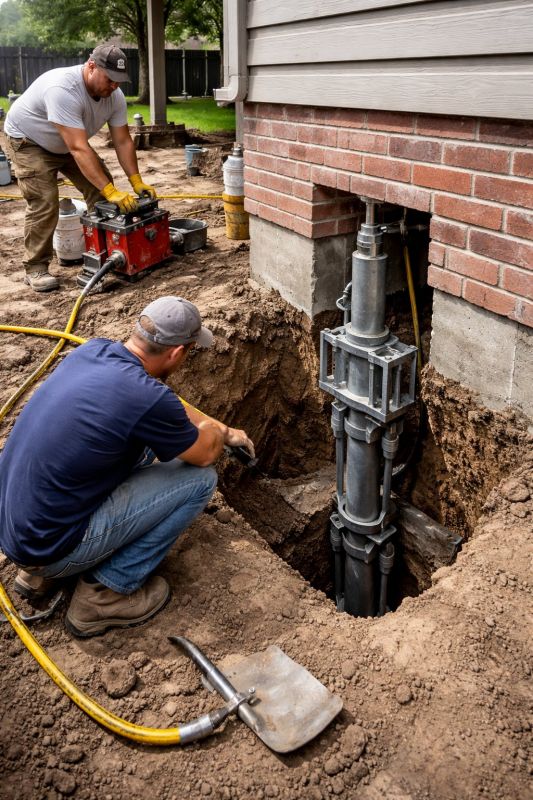 Foundation Pier Repair in Columbus, OH