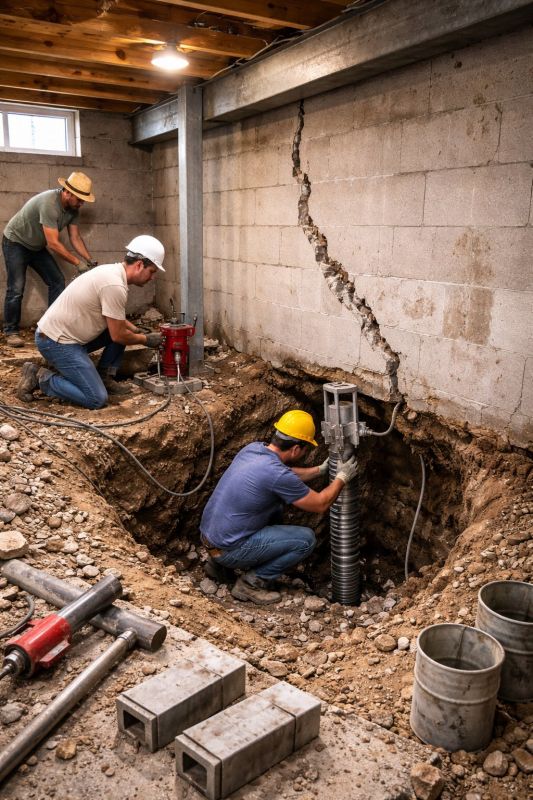 Foundation Structural Repair in Columbus, OH