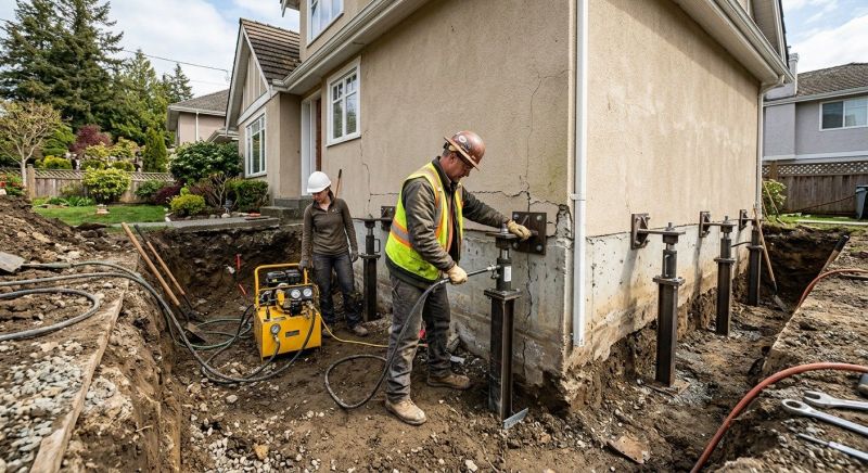 Sinking Foundation Repair in Fort Collins, CO