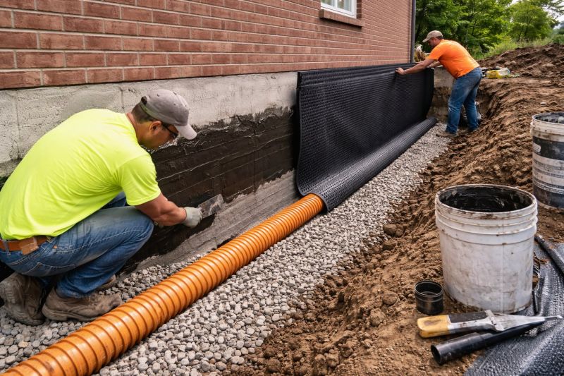 Wall Waterproofing in Greenville, SC
