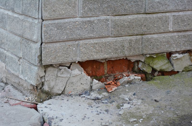 Cracked Foundation Repair in Greenville, SC