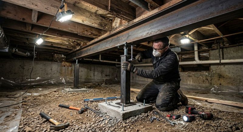 Crawlspace Structural Repair in Greenville, SC
