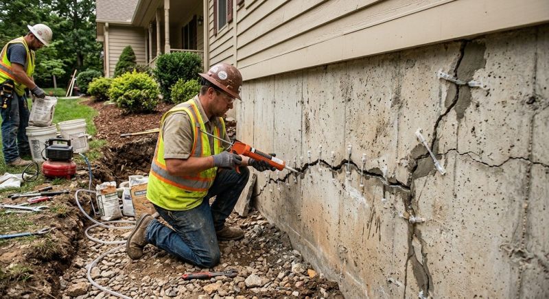 Foundation Crack Sealing in Tampa, FL