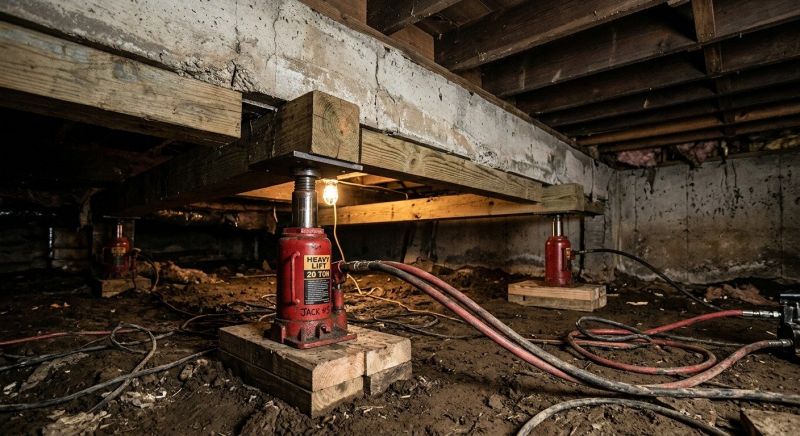 Foundation Jacking in Fort Collins, CO