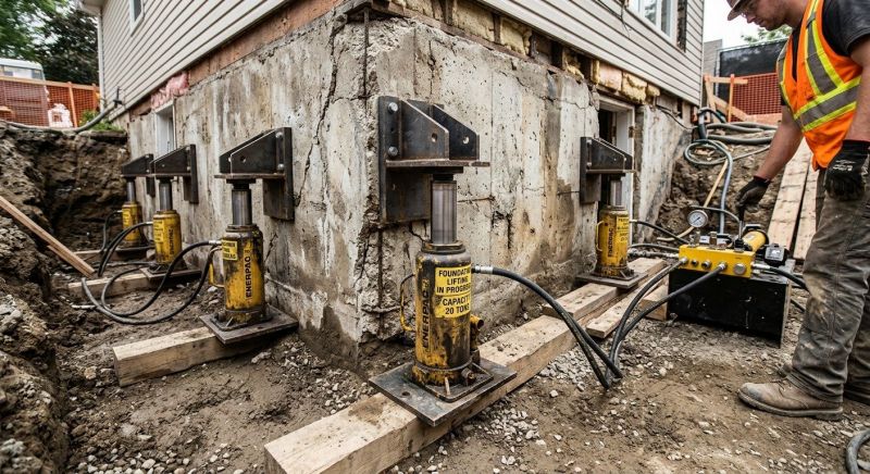 Foundation Jacking in Columbus, OH