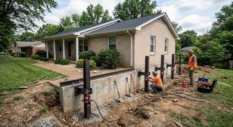 Foundation Pier Leveling in Fort Collins, CO