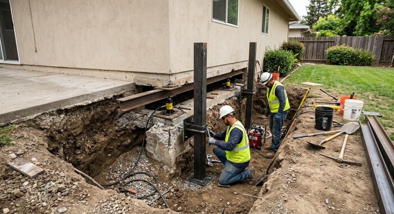 Foundation Pier Repair in Greenville, SC