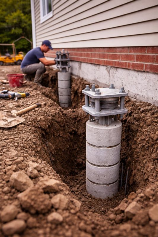 Helical Piers Installation in Fort Collins, CO