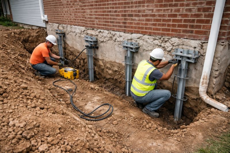 Helical Piers Installation in Tampa, FL