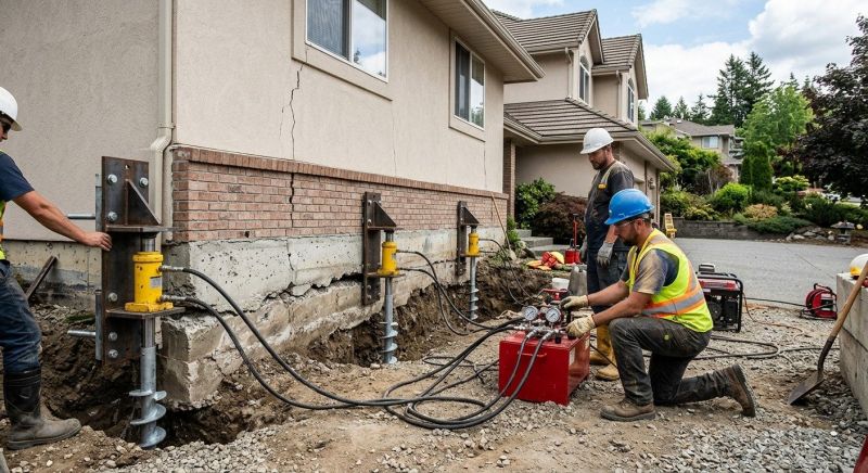 Sinking Foundation Lifting in Tampa, FL