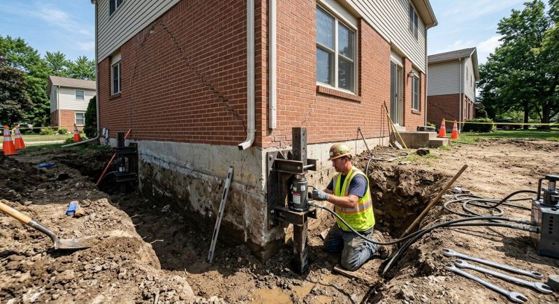 Sinking Foundation Repair in Sarasota, FL