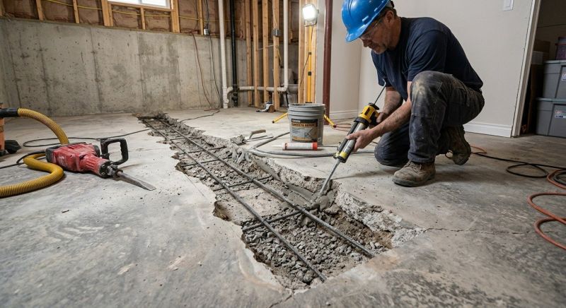 Slab Foundation Repair in Greenville, SC