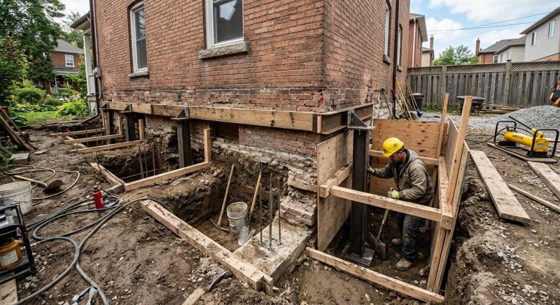 Structural Underpinning in Greenville, SC