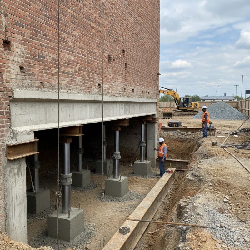 Structural Underpinning in Greenville, SC