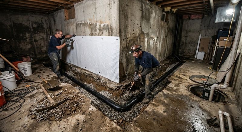 Wet Basement Repair in Grand Rapids, MI